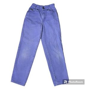 Vintage 90s Chic Jeans Girls Size 6 Purple Denim